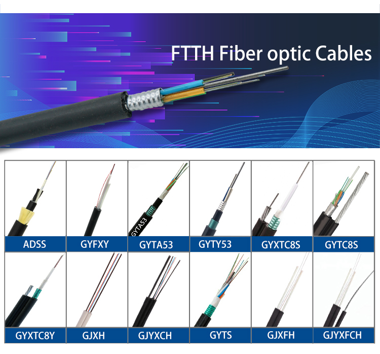 GYTS Fiber Optical Cable 1-216 Cores G.652D Outdoor For Telecommunication