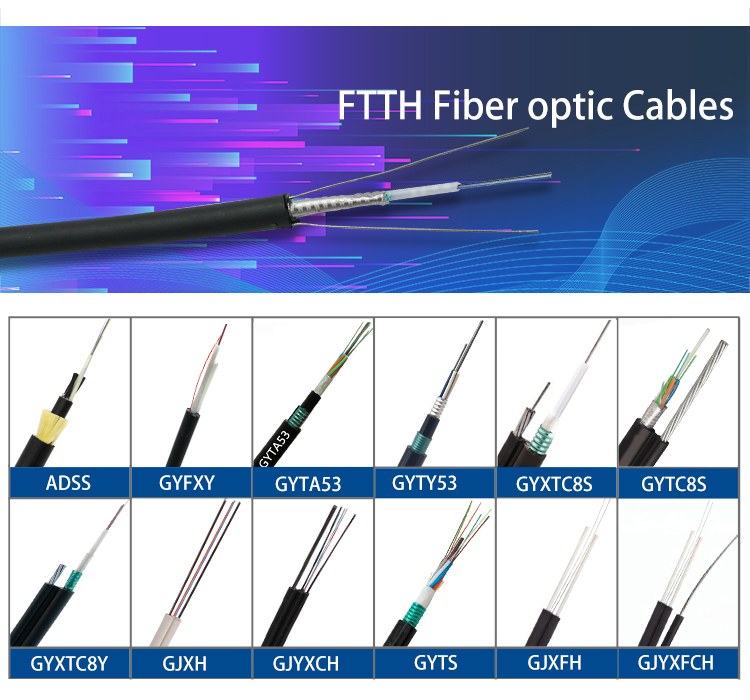 GYXTW Fiber Optical Cable 1-216 Cores G.652D Outdoor For Telecommunication