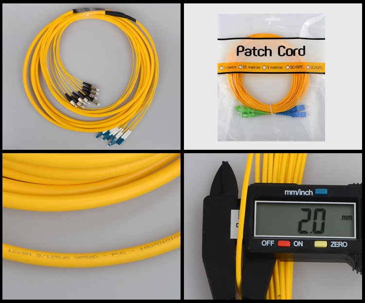 Fiber Optic Patch Cord Bundle Patch Cord SM 2-24 Core_4