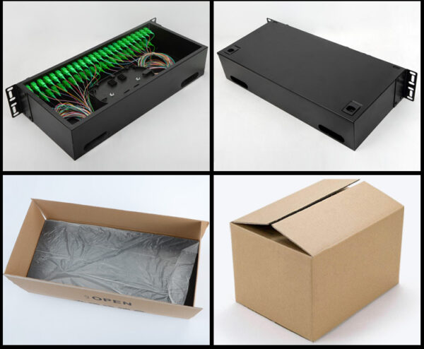 Fiber Patch Panel 48Ports Installed 48Core SC APC High density terminal ...