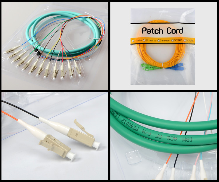 Fiber patch cord Pigtail 12 Core LC_UPC MM OM3_4