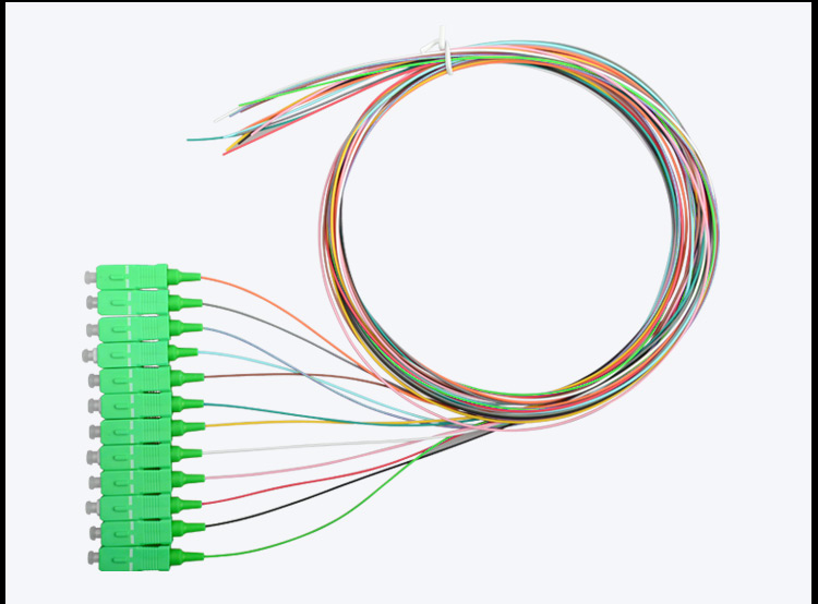 Fiber patch cord Pigtail 12 Core SC_APC SM without jacket_3