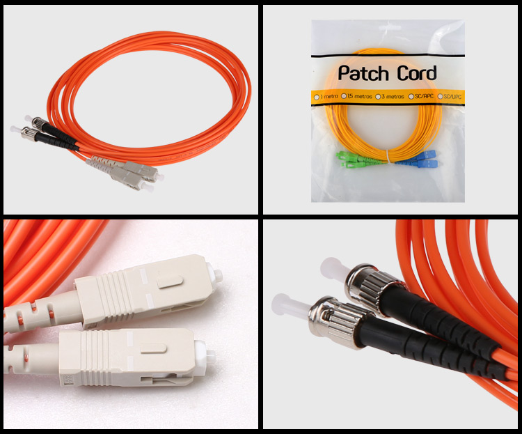 Fiber patch cord ST_UPC-SC_UPC MM OM1 DX_4
