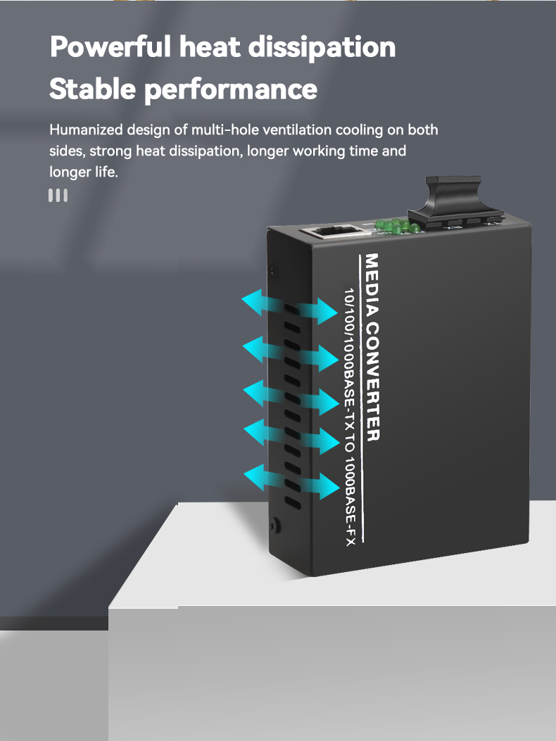 optical fiber transceiver GM-03 Gigabit multimode dual fiber-10