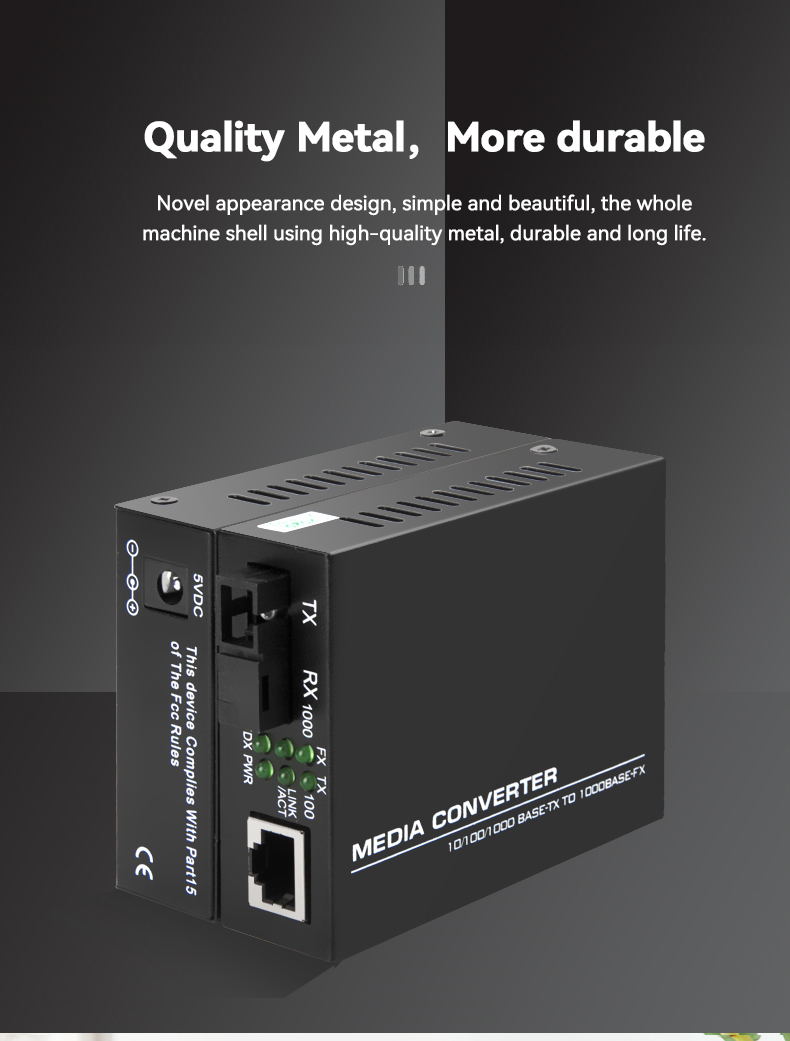 optical fiber transceiver GS-03-AB Gigabit single-mode single-7 (3)